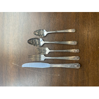 65 PIECE ONEIDA COMMUNITY MILADY SILVERPLATE Flatware Set