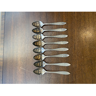 ANTIQUE 71 PIECE ONEIDA COMMUNITY ADAM SILVERPLATE Flatware Set 1917