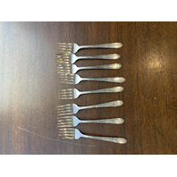 54 PIECE WM ROGERS IS MARY LOU/DEVONSHIRE SILVERPLATE Flatware Set MONOGRAM