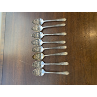 54 PIECE WM ROGERS IS MARY LOU/DEVONSHIRE SILVERPLATE Flatware Set MONOGRAM