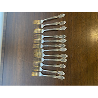 73 PIECE WM ROGERS IS PRECIOUS MIRROR SILVERPLATE Flatware Set