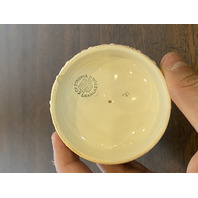 RARE VTG Wedgwood Queensware Pink On Cream Neoclassical Scene Lidded Jar 4.75"H