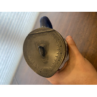 RARE VTG WEDGWOOD Jasperware Cobalt Blue Grapes/Cupids Lidded Syrup Pitcher 7"H