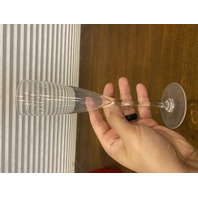 VTG BACCARAT Crystal "DOM PERIGNON" Champagne Flutes W/BOX 9.25"H SIGNED, FRANCE