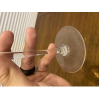 VTG BACCARAT Crystal "DOM PERIGNON" Champagne Flutes W/BOX 9.25"H SIGNED, FRANCE