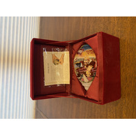 NE QWA ART FLORIDA STATE UNIVERSITY Christmas Ornament W/BOX & COA 5.25"L