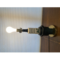 RARE AC SPARK Ceramic PROMOTIONAL Electric Table Lamp 18"H