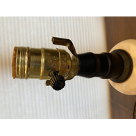 RARE AC SPARK Ceramic PROMOTIONAL Electric Table Lamp 18"H