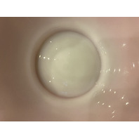 VTG Pink & White Floral Design Art Glass Brides Bowl 11"W