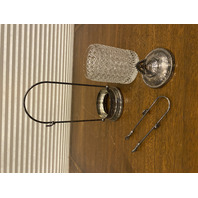 ANTIQUE WM ROGERS MFG QUADRUPLE PLATE Silver Plate Pickle Castor Set 9.5"H