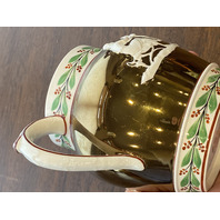 ANTIQUE Wedgwood Copper Luster Embossed Queensware MOTHER & CHILD Jug 4.75"H