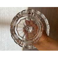 VTG FOSTORIA Clear COIN GLASS Round Cake Plate/Stand 10"W DISCONTINUED