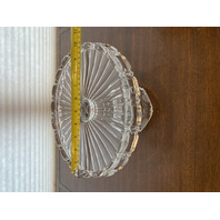 VTG FOSTORIA Clear COIN GLASS Round Cake Plate/Stand 10"W DISCONTINUED