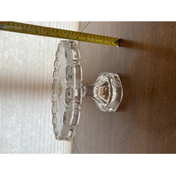VTG FOSTORIA Clear COIN GLASS Round Cake Plate/Stand 10"W DISCONTINUED