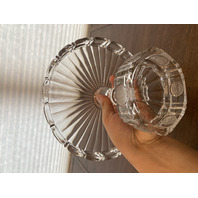 VTG FOSTORIA Clear COIN GLASS Round Cake Plate/Stand 10"W DISCONTINUED