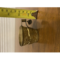 VTG Small Mycenaean-minoan Art Replica Handmade Gold Bull Cup MADE IN GREECE