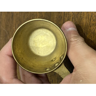 VTG Small Mycenaean-minoan Art Replica Handmade Gold Bull Cup MADE IN GREECE