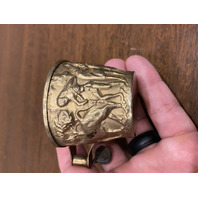 VTG Small Mycenaean-minoan Art Replica Handmade Gold Bull Cup MADE IN GREECE