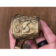 VTG Small Mycenaean-minoan Art Replica Handmade Gold Bull Cup MADE IN GREECE