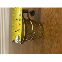 VTG Small Mycenaean-minoan Art Replica Handmade Gold Bull Cup MADE IN GREECE