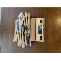 VINTAGE 88 PIECE S. KIRK & SON "REPOUSSE" STERLING Silverware Set