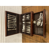 VINTAGE 79 PIECE GORHAM "BUTTERCUP" STERLING Silverware Set