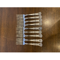 VINTAGE 79 PIECE GORHAM "BUTTERCUP" STERLING Silverware Set