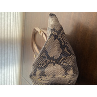 MICHAEL KORS Snake-Skin EmbossedPurse/Tote Bag 15"L
