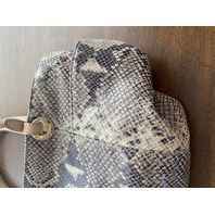 MICHAEL KORS Snake-Skin EmbossedPurse/Tote Bag 15"L