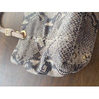 MICHAEL KORS Snake-Skin EmbossedPurse/Tote Bag 15"L