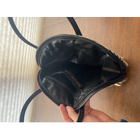 SAKS FIFTH AVENUE Zebra Hair Genuine Leather Purse/Hand Bag MADE IN ITALY 14"L