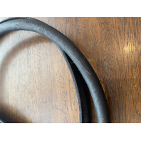 SAKS FIFTH AVENUE Zebra Hair Genuine Leather Purse/Hand Bag MADE IN ITALY 14"L