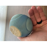 VTG VAN BRIGGLE Ming Blue Small Pottery Tulip Vase 3.5"H SIGNED