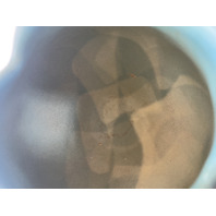 VTG VAN BRIGGLE Ming Blue Small Pottery Tulip Vase 3.5"H SIGNED