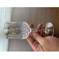 SET(9) VTG Cristal D'Arques-Durand Longchamp Crystal Glasses 6.5"H FRANCE