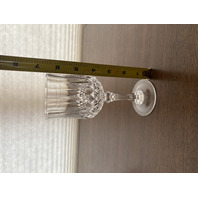 SET(9) VTG Cristal D'Arques-Durand Longchamp Crystal Glasses 6.5"H FRANCE