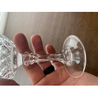 SET(9) VTG Cristal D'Arques-Durand Longchamp Crystal Glasses 6.5"H FRANCE