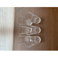 SET(6) VTG Cristal D'Arques-Durand TUILLERIES VILLANDRY Highball Glasses 5.25"H