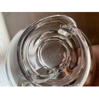 VTG Clear STEUBEN, DONALD POLLARD #8060 SPIRAL Base Crystal Bowl 7"W SIGNED