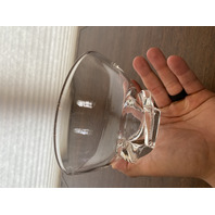 VTG Clear STEUBEN, DONALD POLLARD #8060 SPIRAL Base Crystal Bowl 7"W SIGNED