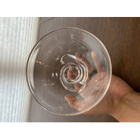 VTG Clear STEUBEN, DONALD POLLARD #8060 SPIRAL Base Crystal Bowl 7"W SIGNED