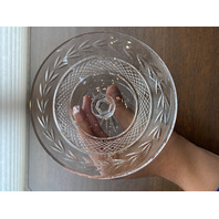 VTG Waterford Crystal GLANDORE Compote Candy Dish 4"H SIGNED