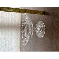 VTG Waterford Crystal GLANDORE Compote Candy Dish 4"H SIGNED