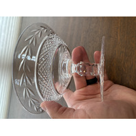 VTG Waterford Crystal GLANDORE Compote Candy Dish 4"H SIGNED