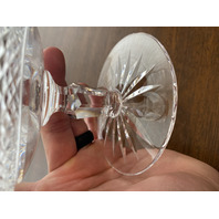 VTG Waterford Crystal GLANDORE Compote Candy Dish 4"H SIGNED