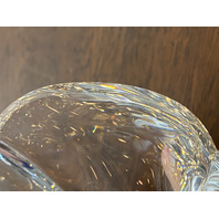 VTG BACCARAT Crystal Corail Pattern Lobed Melon Bowl SIGNED 5.75"W FRANCE