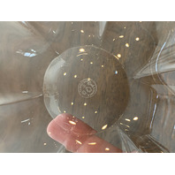 VTG BACCARAT Crystal Corail Pattern Lobed Melon Bowl SIGNED 5.75"W FRANCE