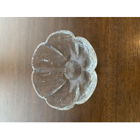 VTG BACCARAT Crystal Corail Pattern Lobed Melon Bowl SIGNED 5.75"W FRANCE