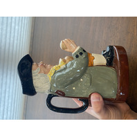 VTG Royal Doulton HAPPY JOHN Character Porcelain Toby Mug 8.75"H ENGLAND