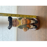 VTG Royal Doulton HAPPY JOHN Character Porcelain Toby Mug 8.75"H ENGLAND
